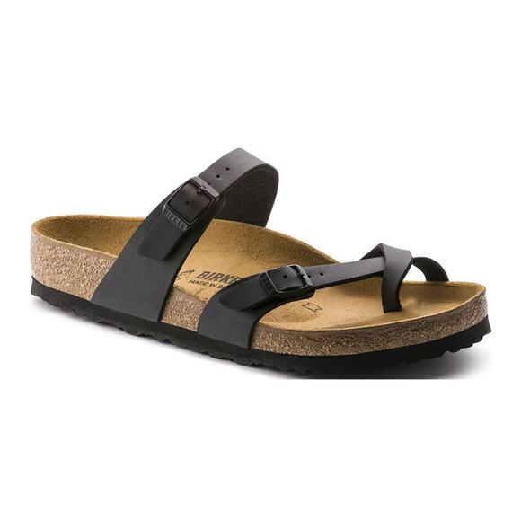 Birkenstock Mayari Sandals Black Birko-Flor Size 6 Women’s EU 37 - Picture 6 of 6